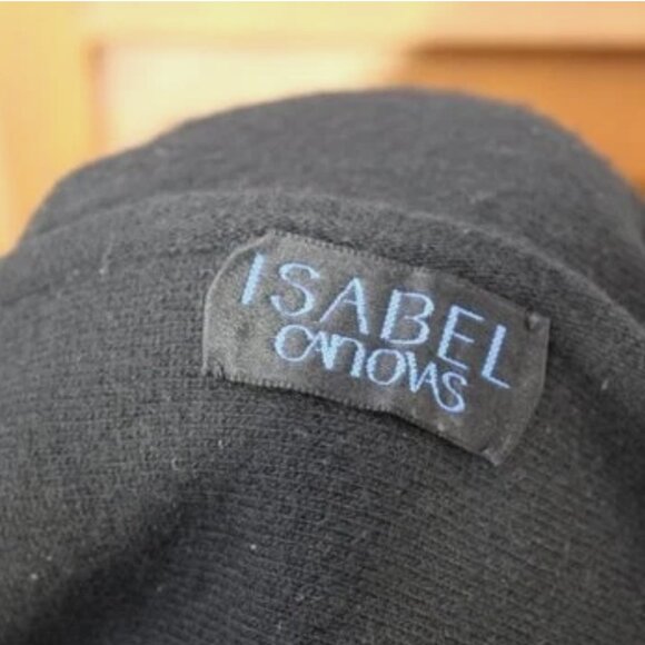 Isabel Canovas Rare Vintage Classic Black Cashmere Wrap - Picture 3 of 8